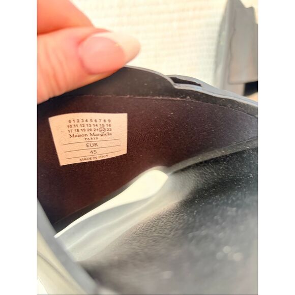 Maison Margiela Lace-Up Pool Slide Sandals Black EU 45 ? BNIB Designer Luxury S main image 8